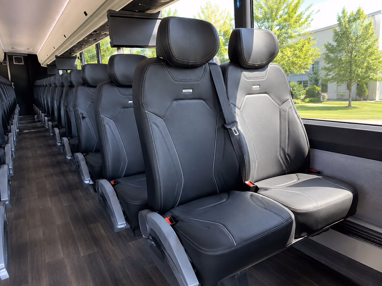 buses for bridal party and vip transportation in raleigh