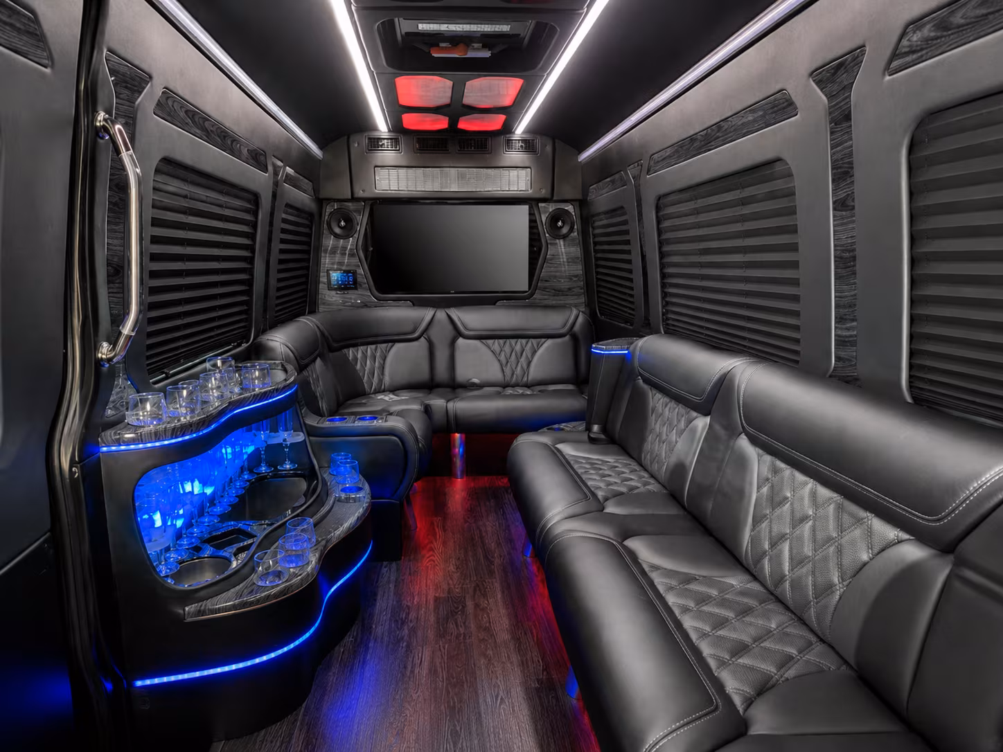 corporate campus shuttles between downtown raleigh and satellite offices