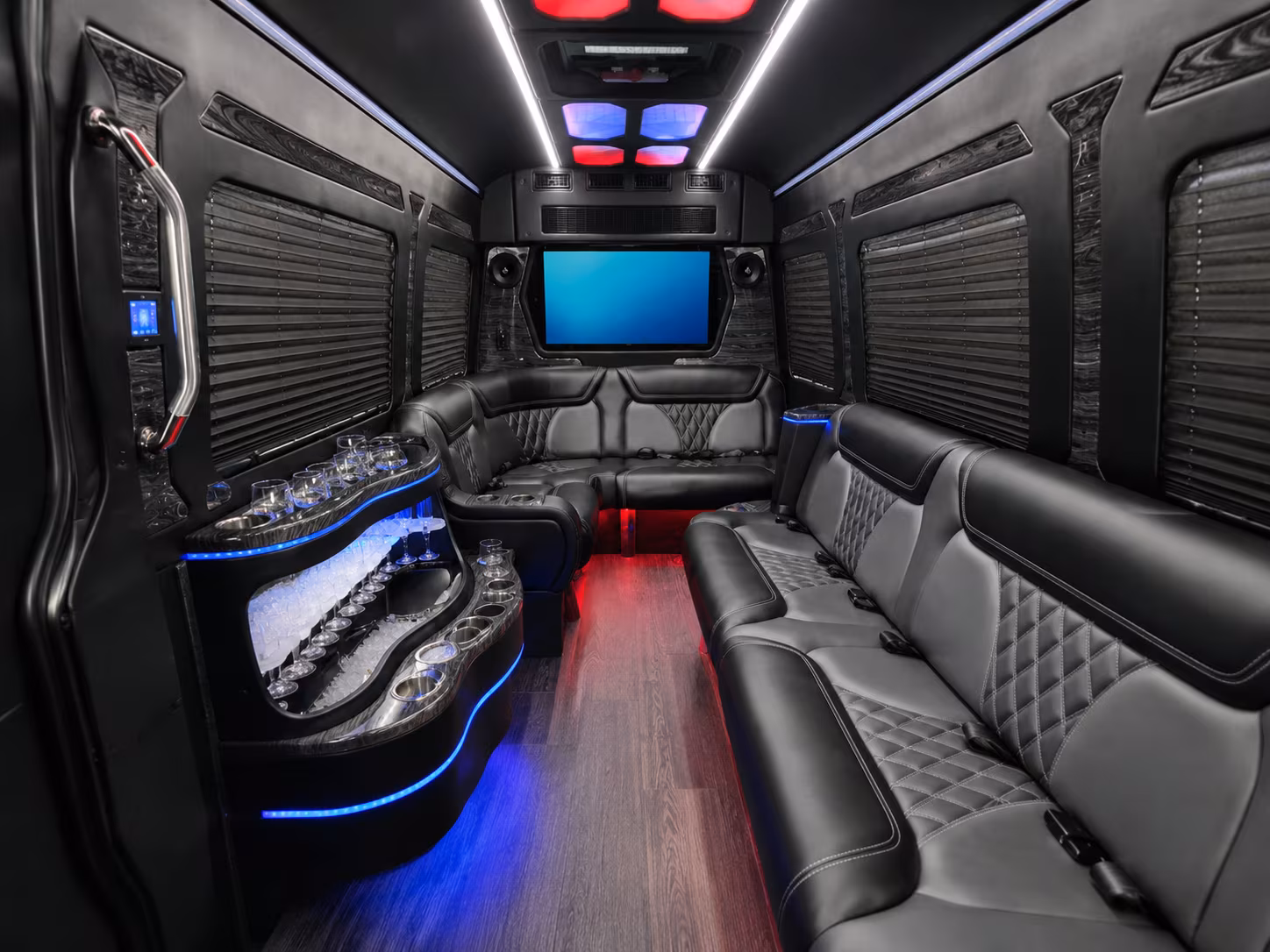 corporate event and convention shuttle buses in raleigh