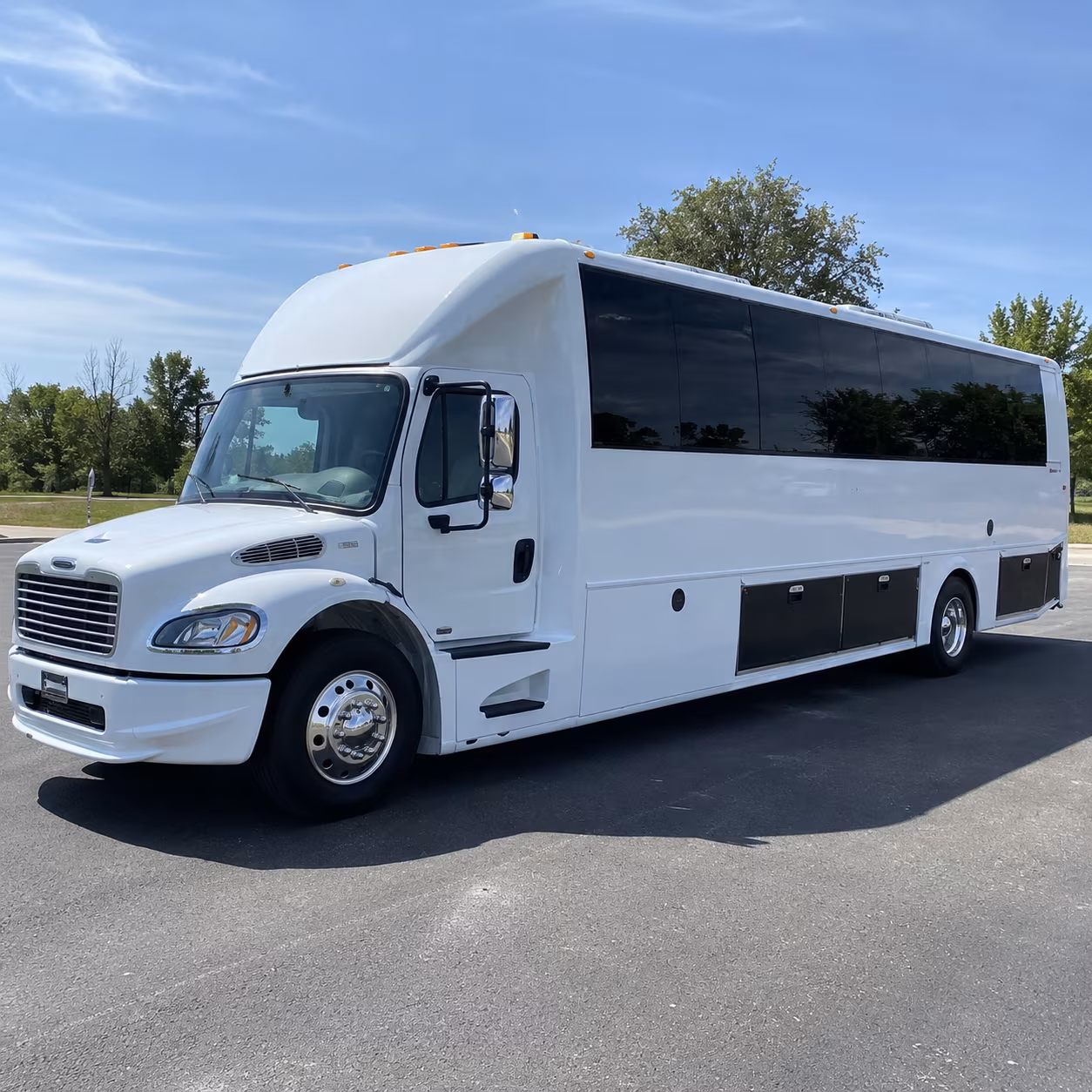 raleigh 40 passenger party bus