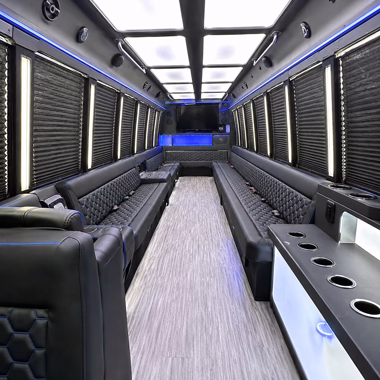 raleigh holiday party bus rental