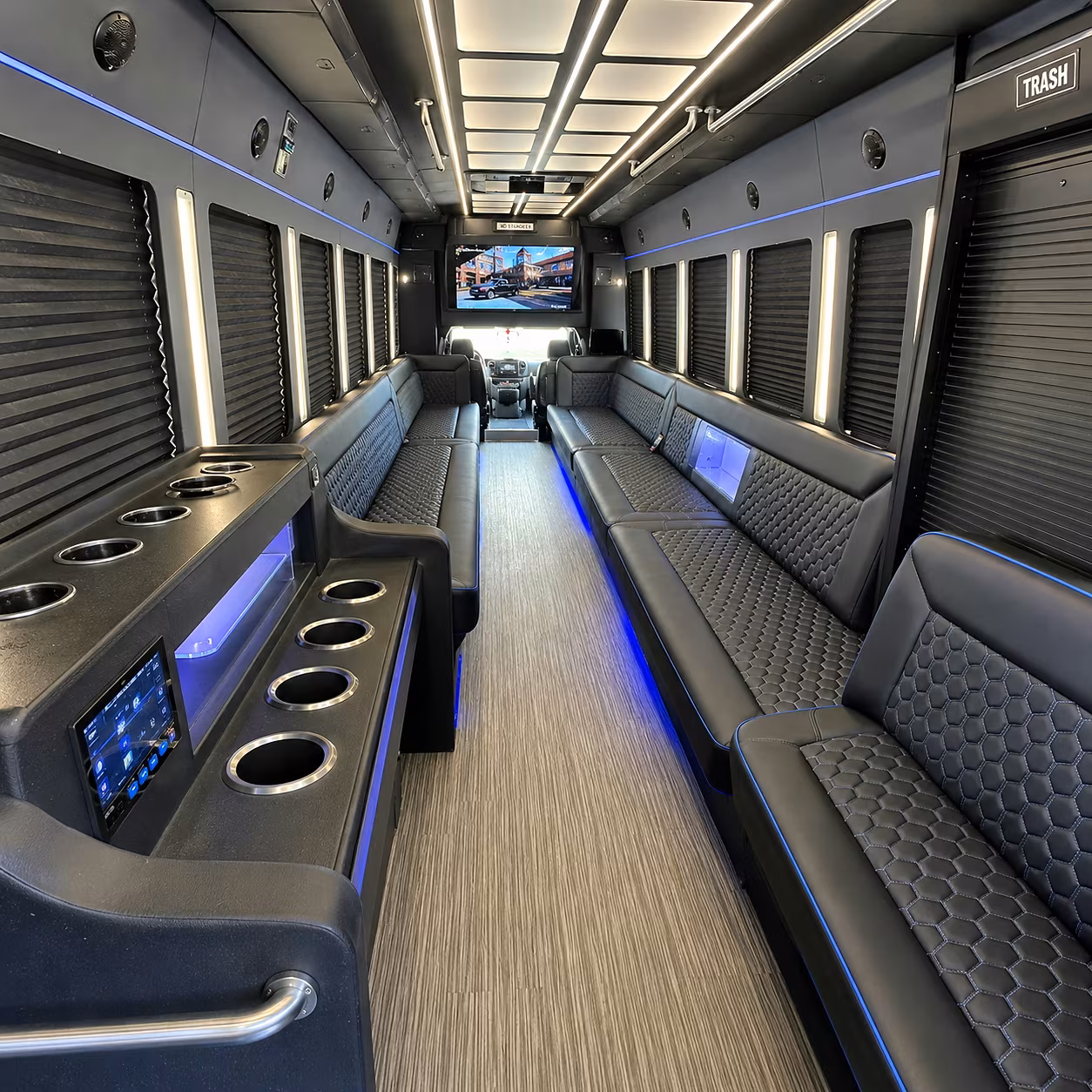 raleigh party bus rentals inside
