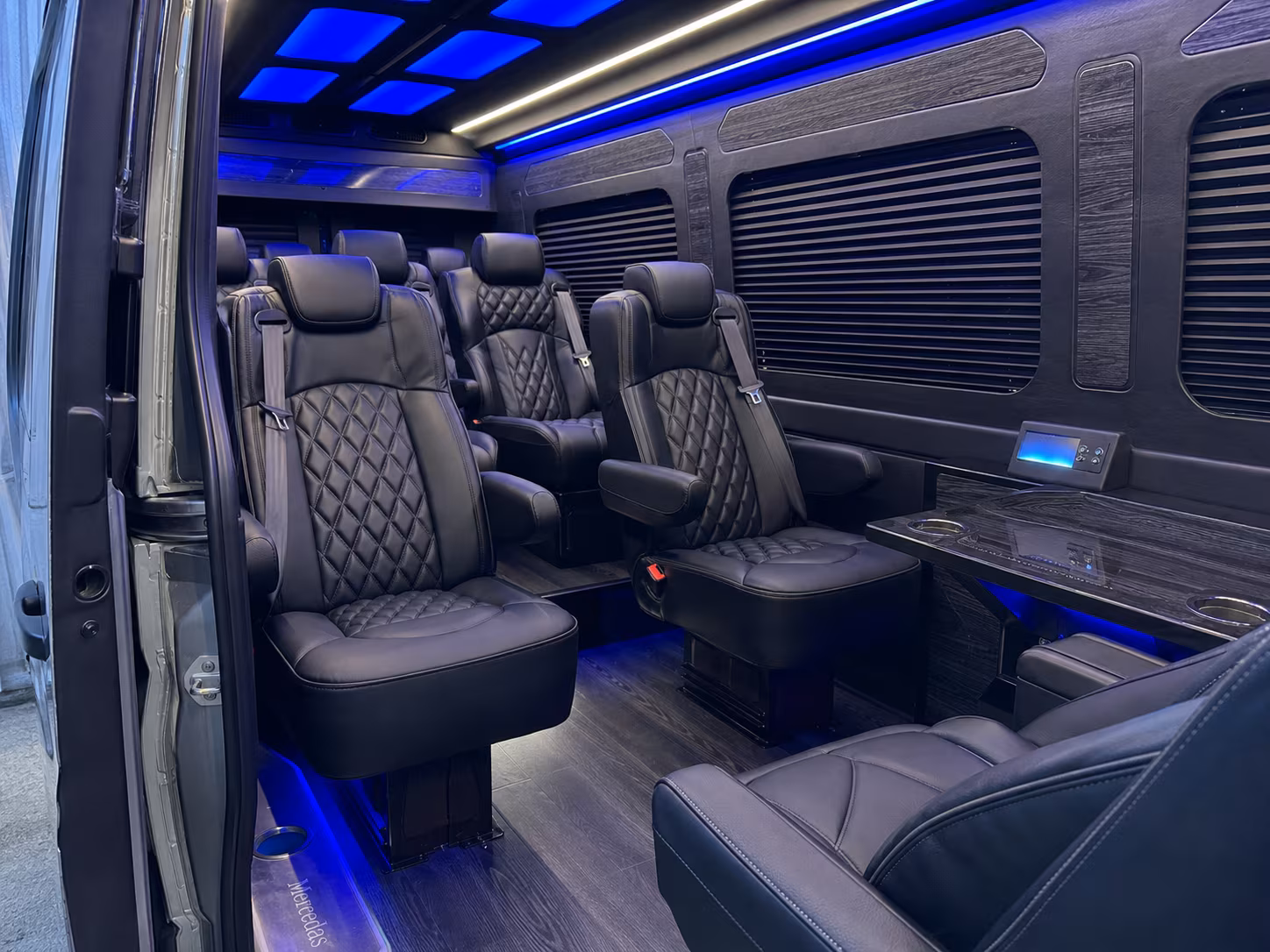 sprinter van transportation for groups and events across raleigh